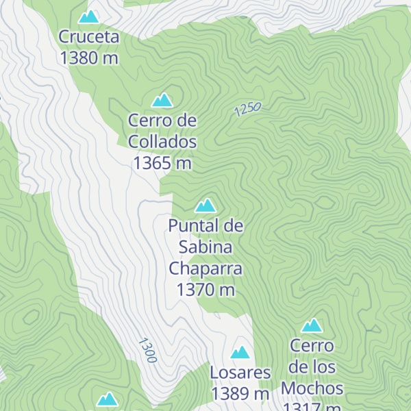 Map of Puntal de Sabina Chaparra