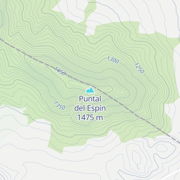 Map of Puntal del Espín