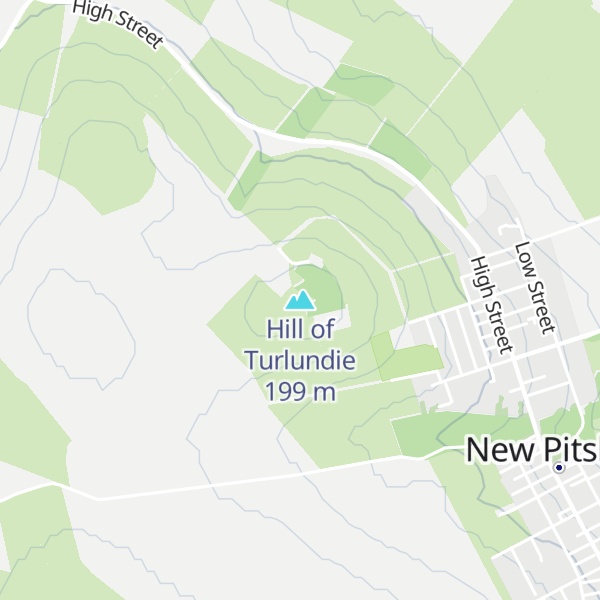 Map of Hill of Turlundie