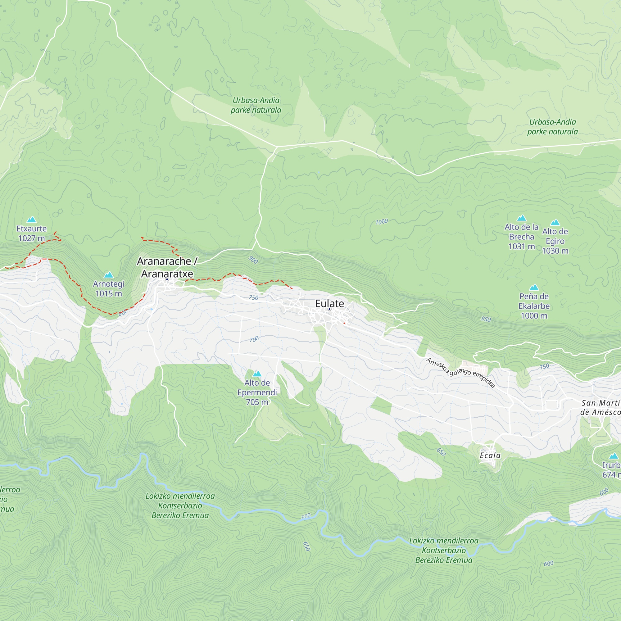 Refugio Juvenil Eulate map