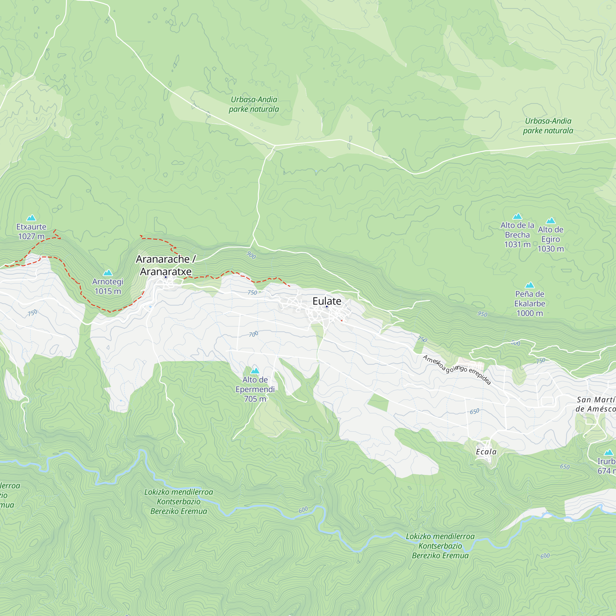Refugio Juvenil Eulate map