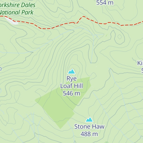 Map of Rye Loaf Hill