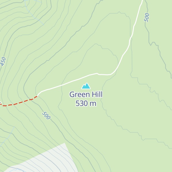 Map of Green Hill