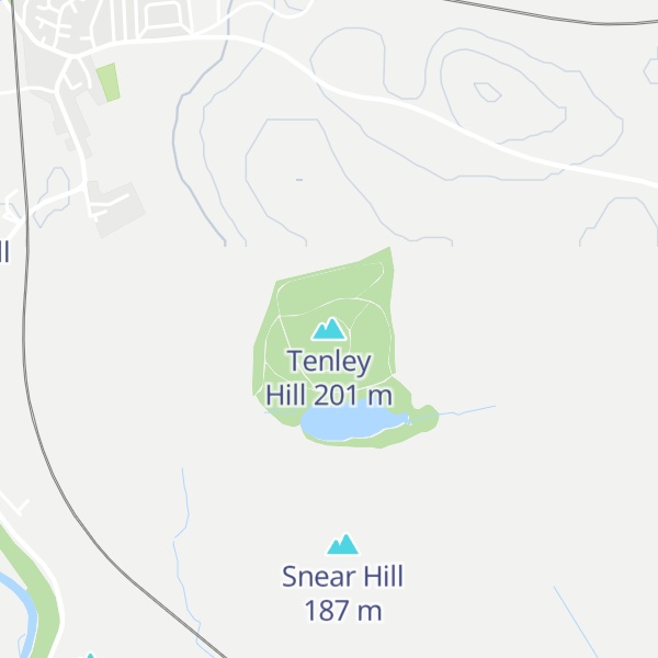 Map of Tenley Hill