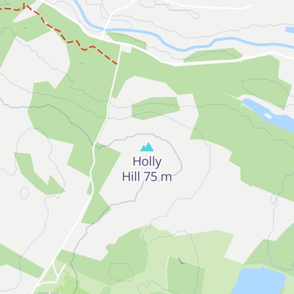 Map of Holly Hill