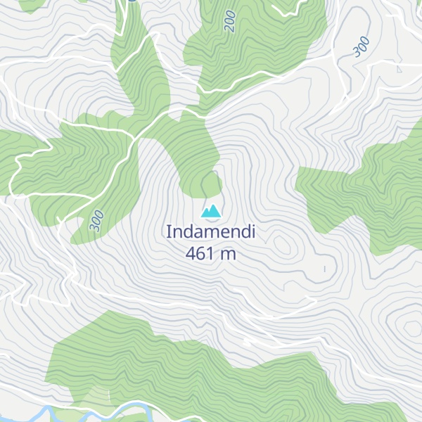 Map of Indamendi