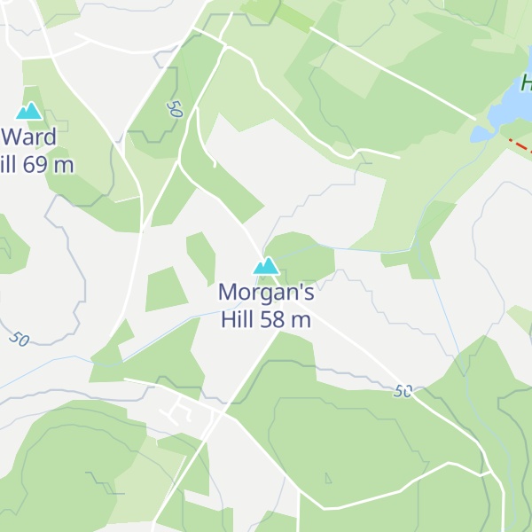 Map of Morgan's Hill