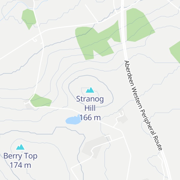 Map of Stranog Hill