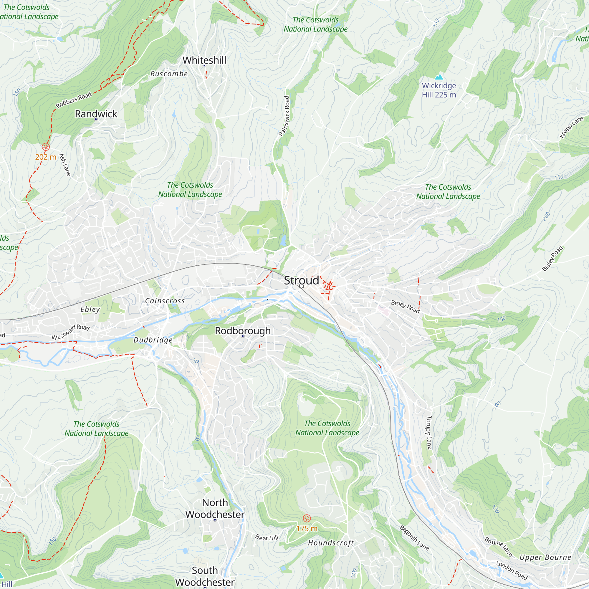 Cotswold Canals Trust map