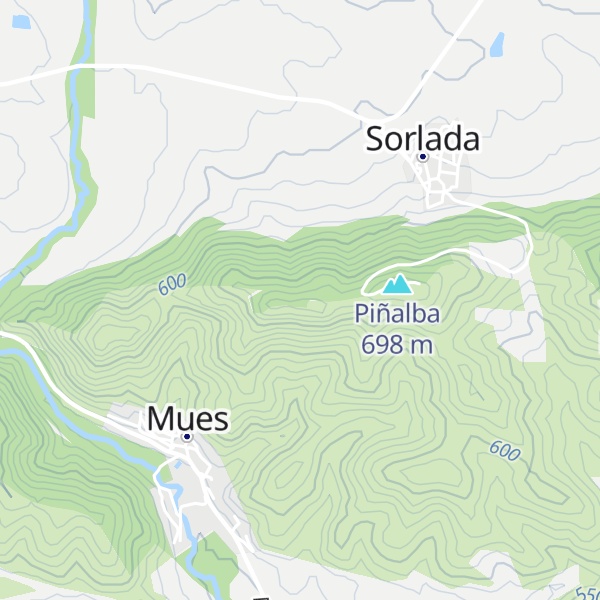 Map of Peña del Gate
