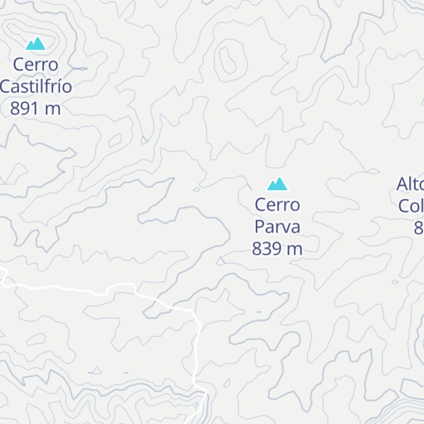 Map of Peña Degollado