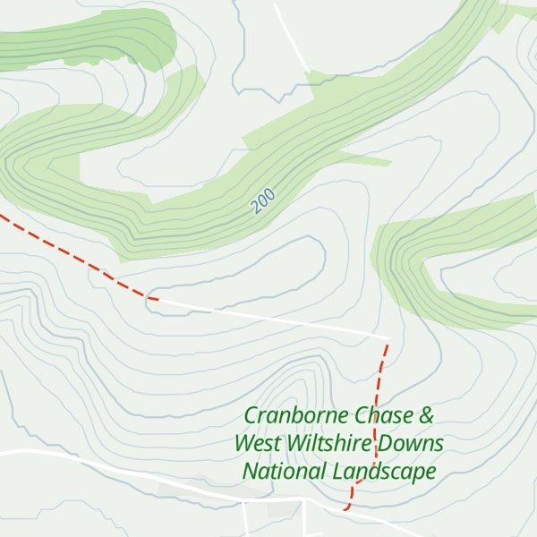 Map of Cold Kitchen Hill