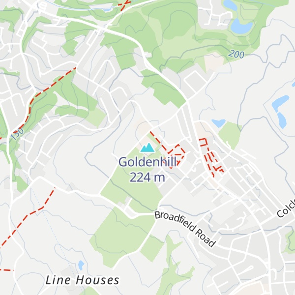 Map of Goldenhill