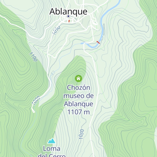 Map of Chozón museo de Ablanque