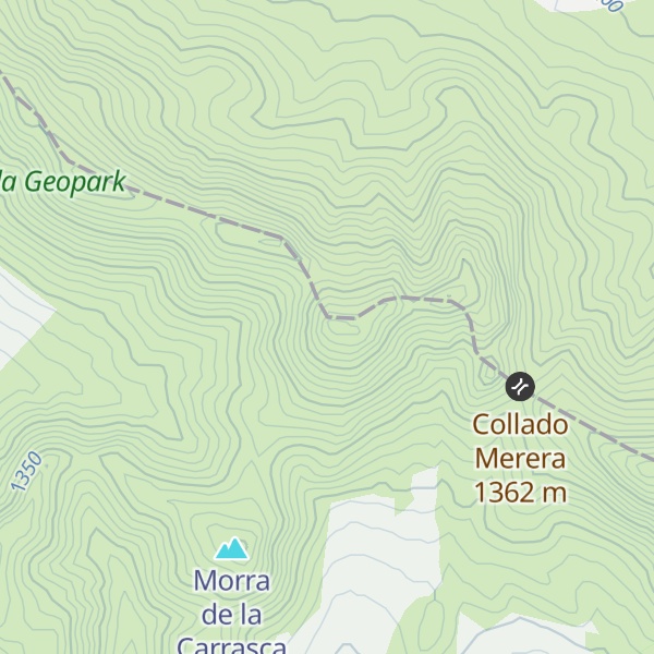Map of Cerro del Gato