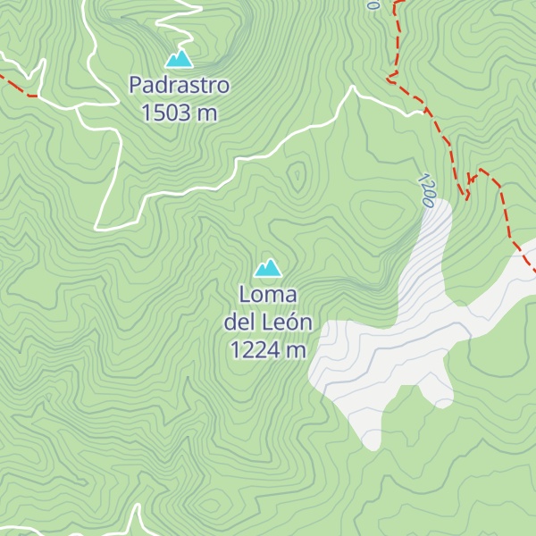 Map of Loma del León