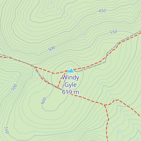 Map of Windy Gyle
