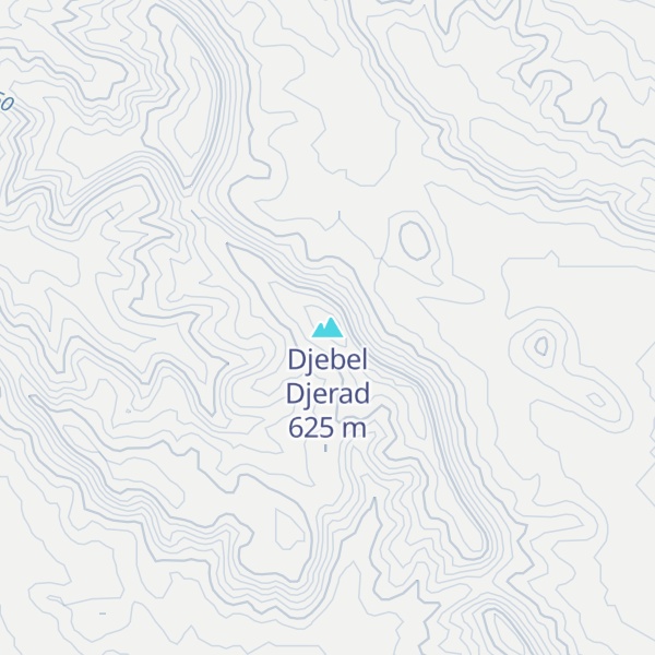 Map of Djebel Djerad