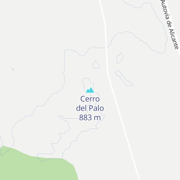 Map of Cerro del Palo