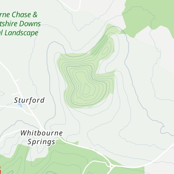 Map of Cley Hill