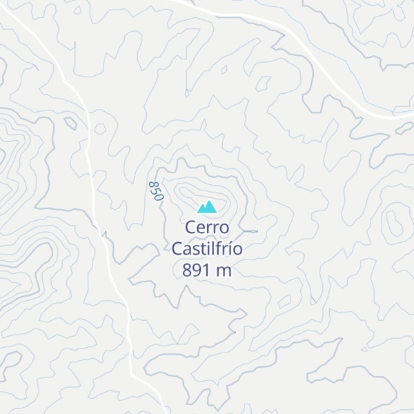 Map of Cerro Castilfrío