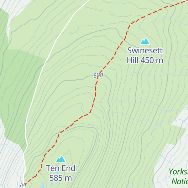 Map of Rottenstone Hill