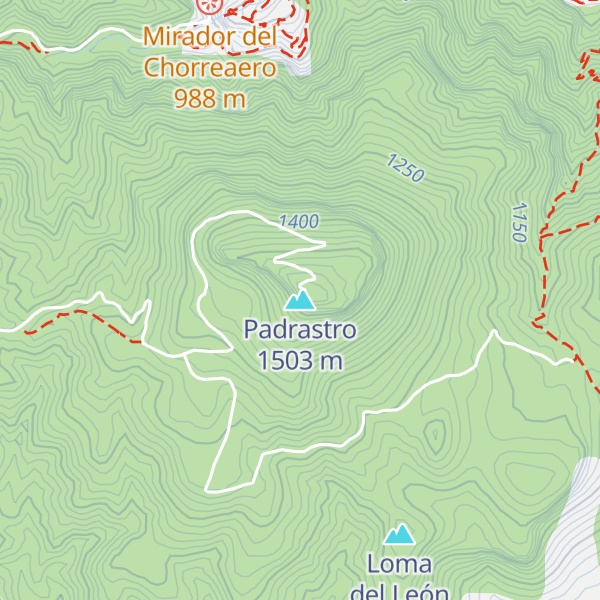 Map of Padrastro
