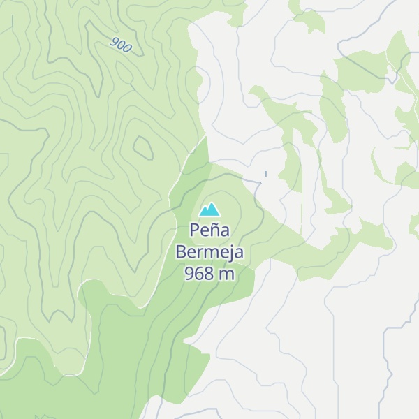 Map of Peña Bermeja