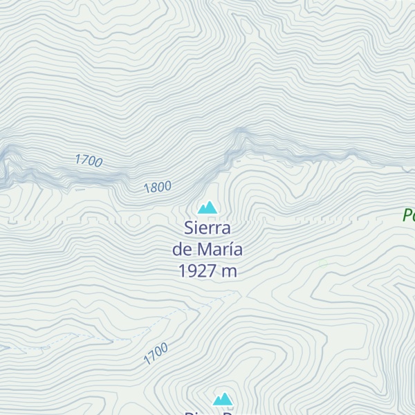 Map of Sierra de María