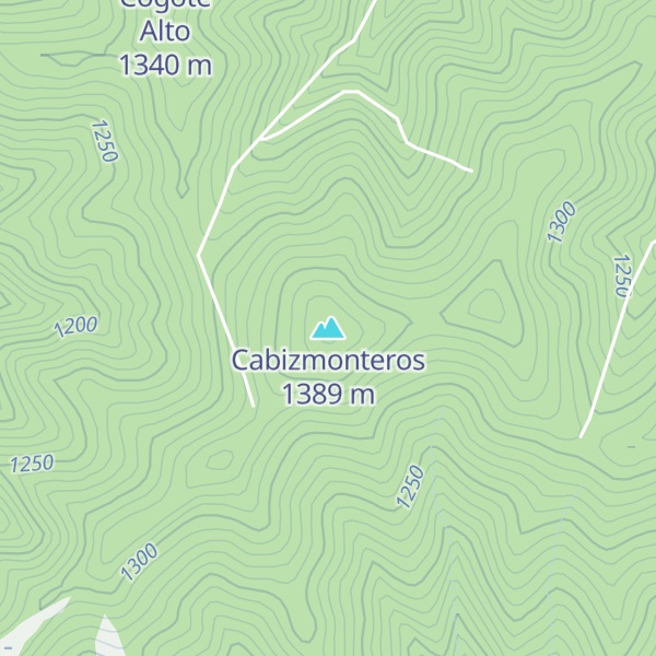 Map of Cabizmonteros
