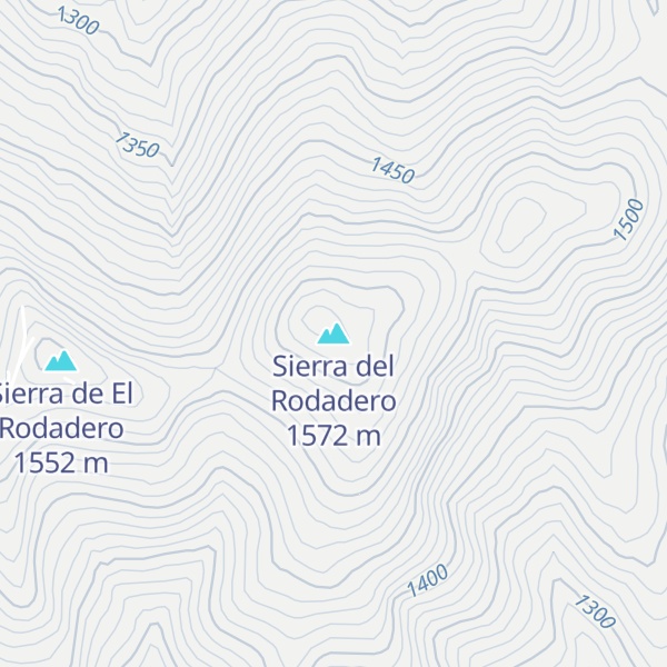 Map of Sierra del Rodadero