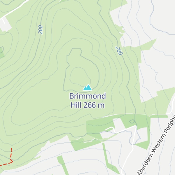 Map of Brimmond Hill