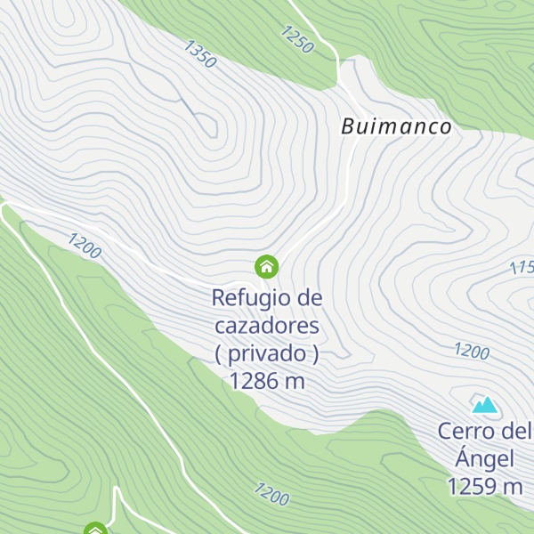 Map of Refugio de cazadores ( privado )