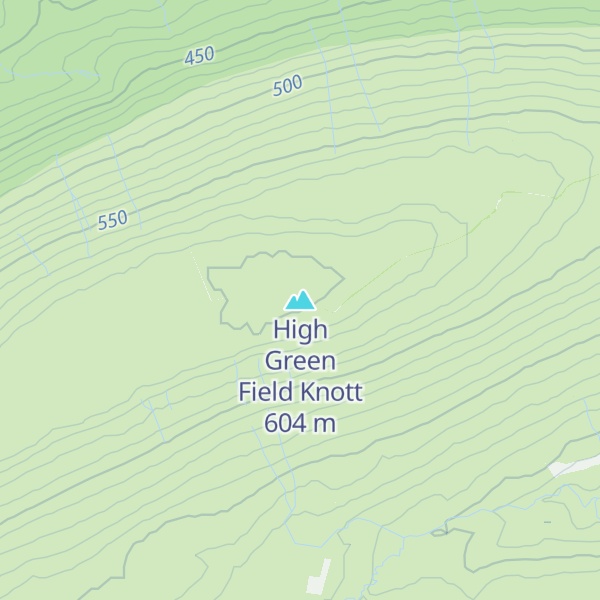 Map of High Green Field Knott