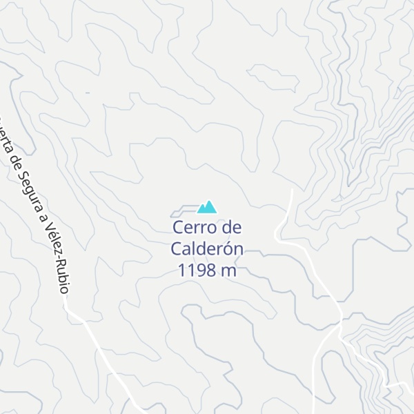 Map of Cerro de Calderón