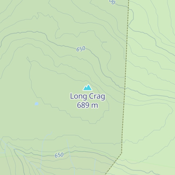 Map of Long Crag