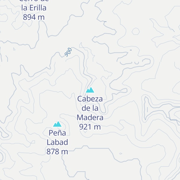 Map of Cabeza de la Madera