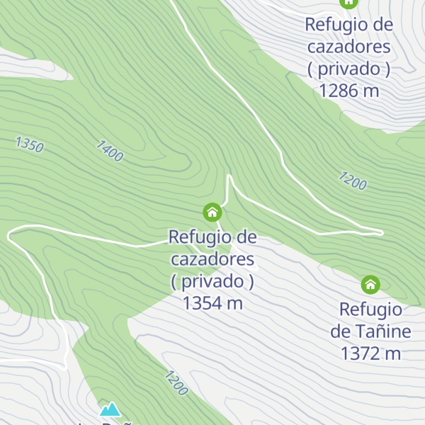 Map of Refugio de cazadores ( privado )