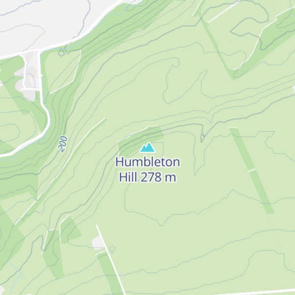 Map of Humbleton Hill