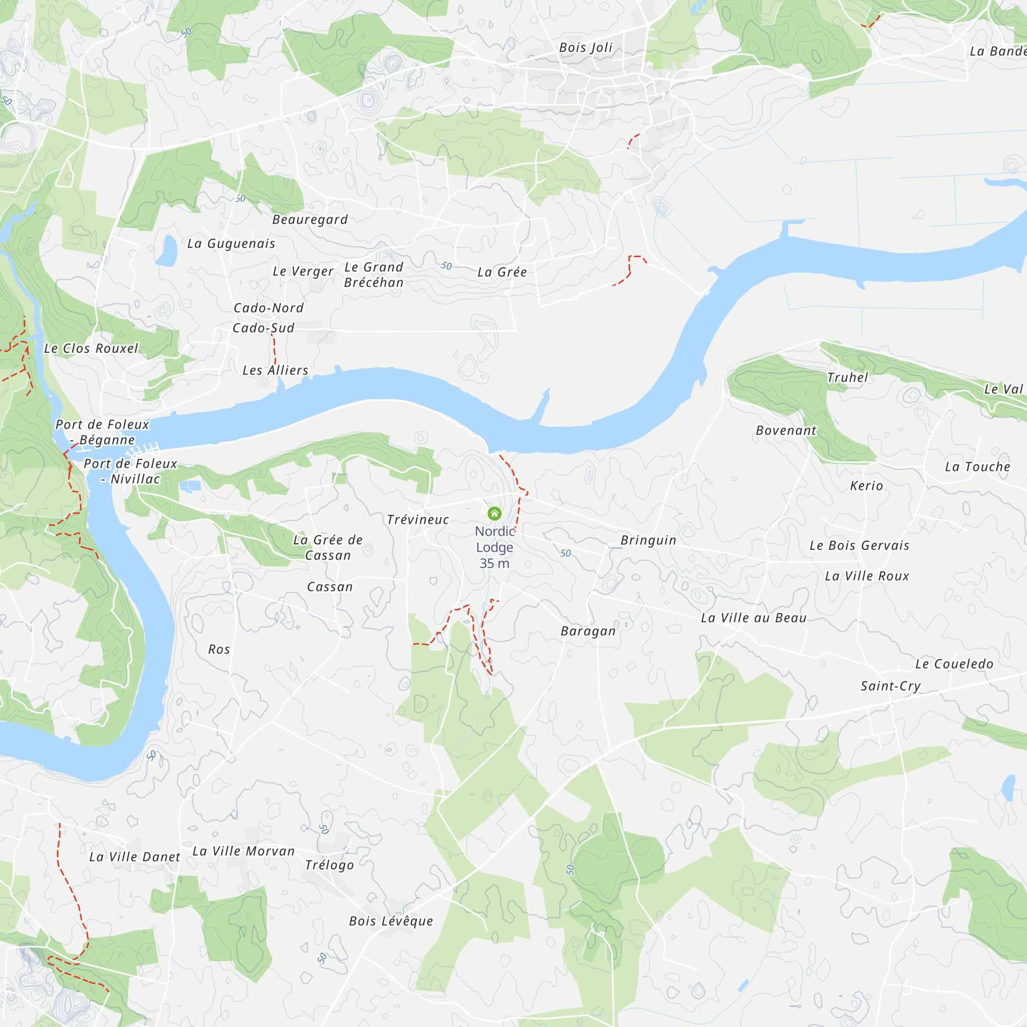 Le Rofo map