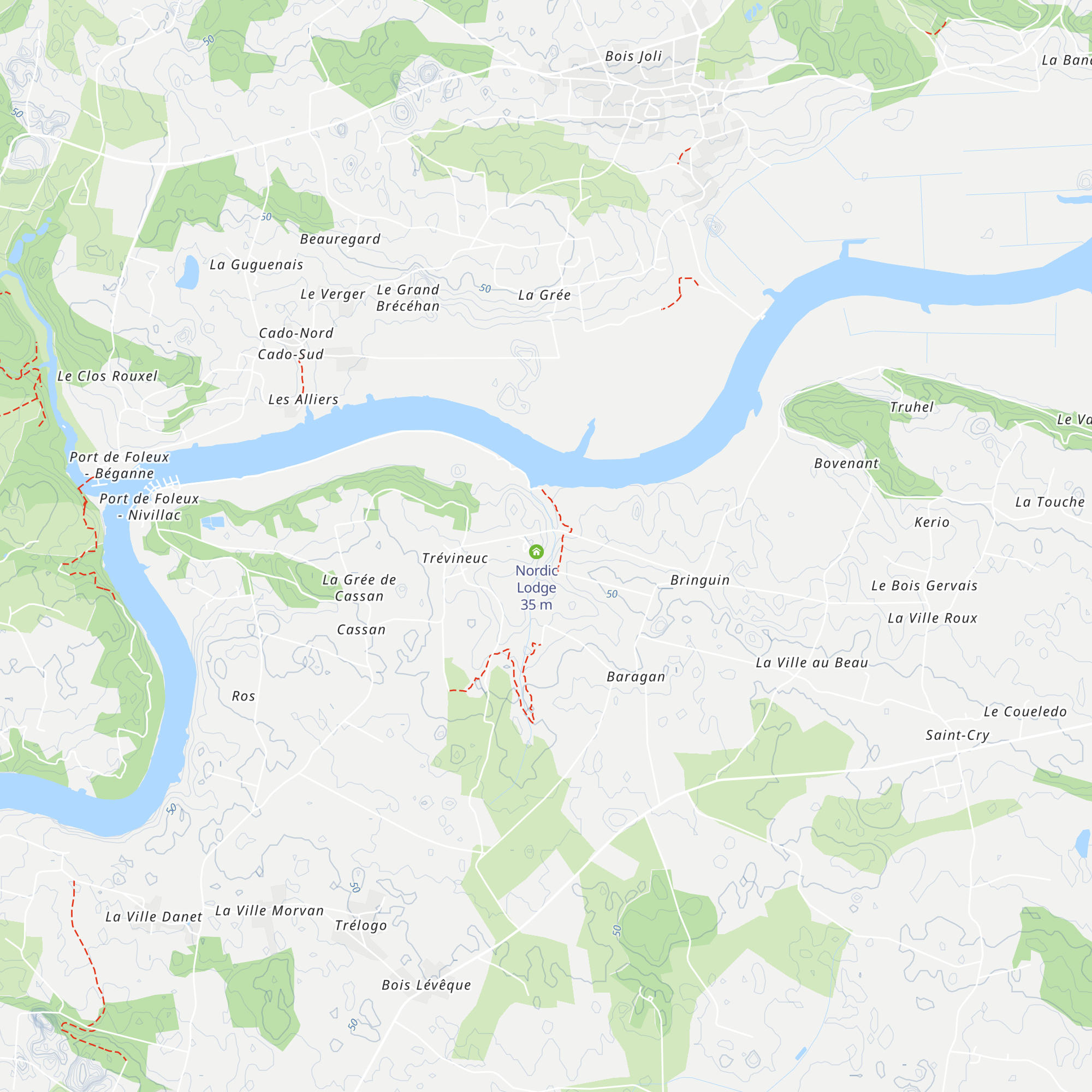 La Vilaine map