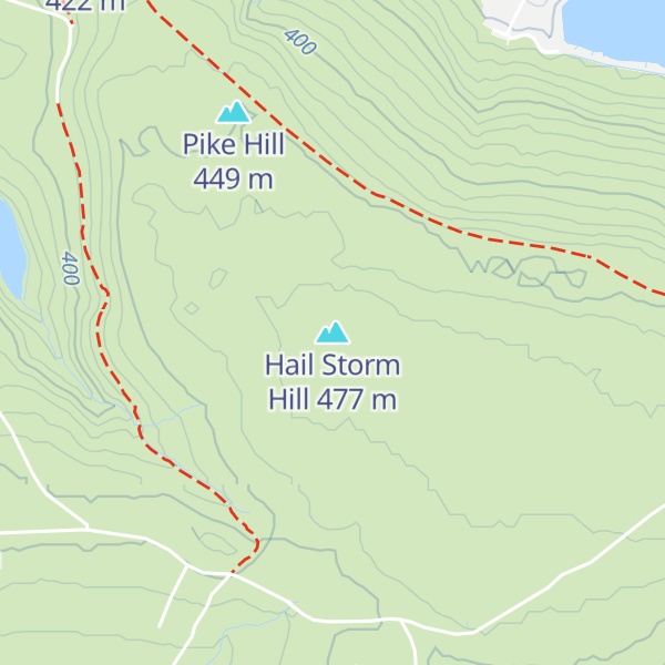 Map of Hail Storm Hill