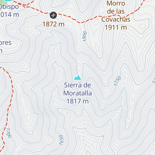 Map of Sierra de Moratalla