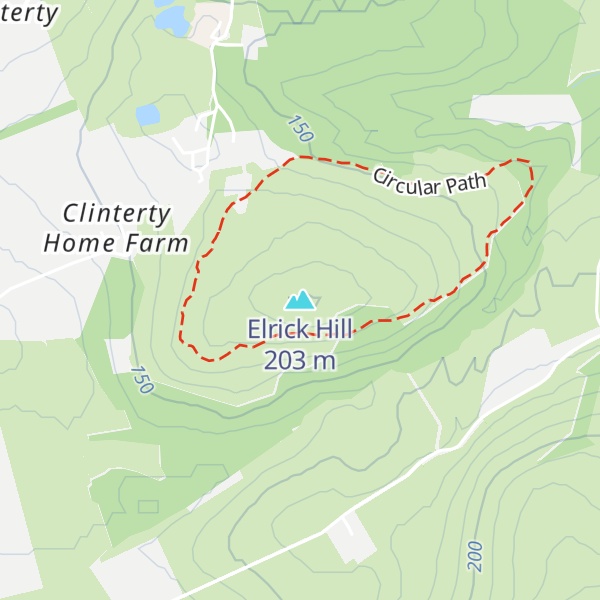 Map of Elrick Hill