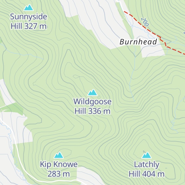Map of Wildgoose Hill