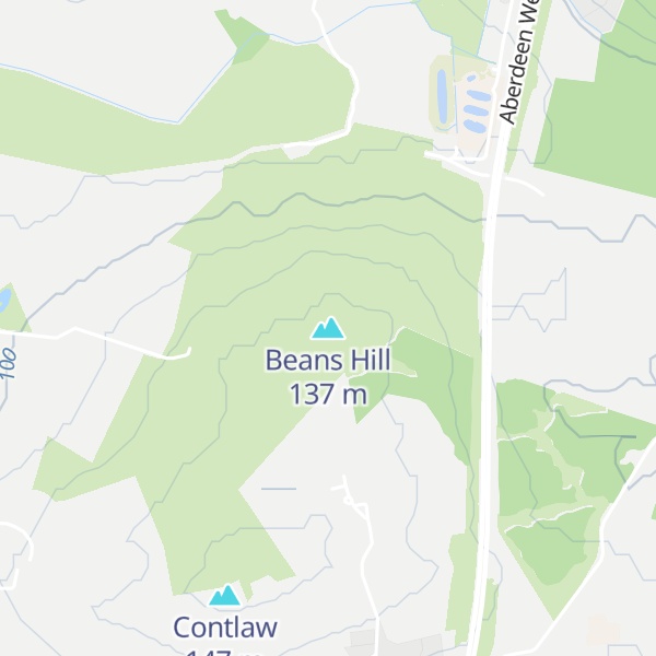 Map of Beans Hill