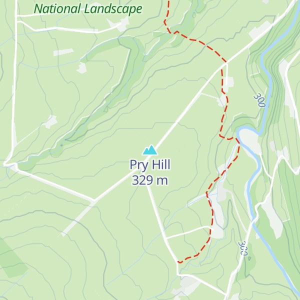 Map of Pry Hill