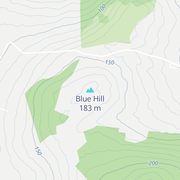 Map of Blue Hill