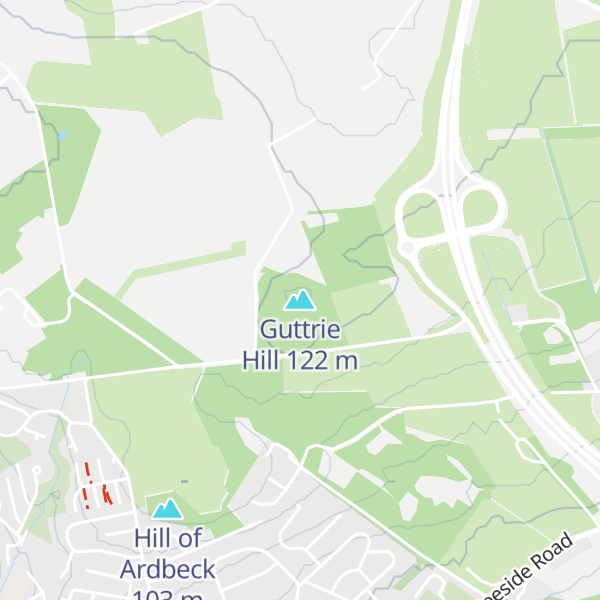 Map of Guttrie Hill