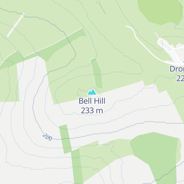 Map of Bell Hill
